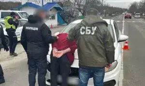 Затриманий / Фото: прес-служба ГУНП Чернівецької області