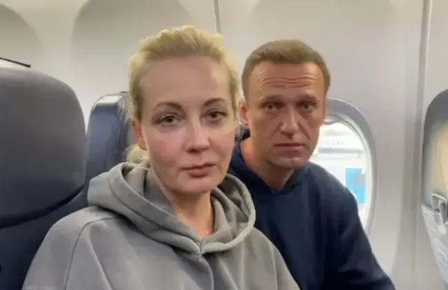 Олексій Навальний з дружиною