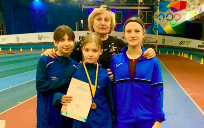 Юлія Олійник з тренеркою Ячнюк Іриною
