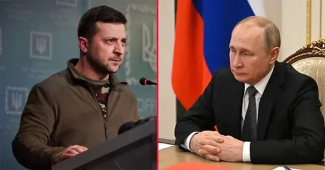 Володимир Зеленський і Володимир Путін