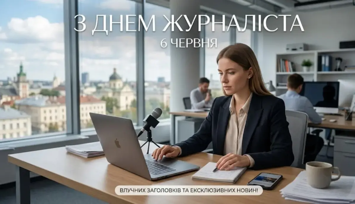День журналіста 6 червня 2026: красиві привітання, картинки, листівки