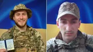 Загиблі військові Сергій Присакар та Дмитро Радіца