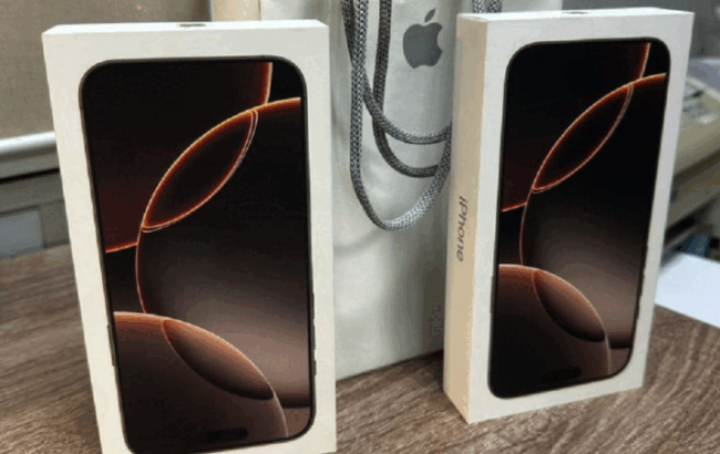 Контрабандні iPhone 16 Pro Max