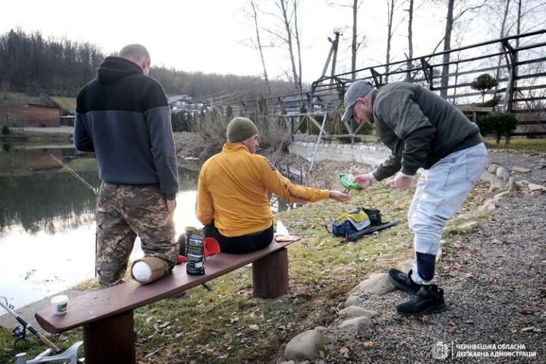 Риболовля для військових на Буковині