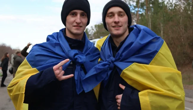 Звільнені з полону РФ захисники