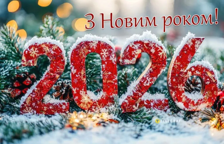 З Новим роком 2026: найкрасивіші картинки та святкові листівки