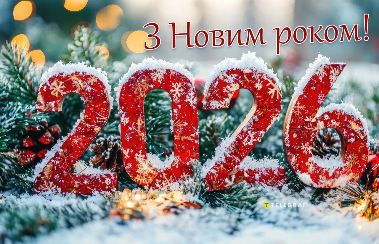 З Новим роком 2026: найкрасивіші картинки та святкові листівки
