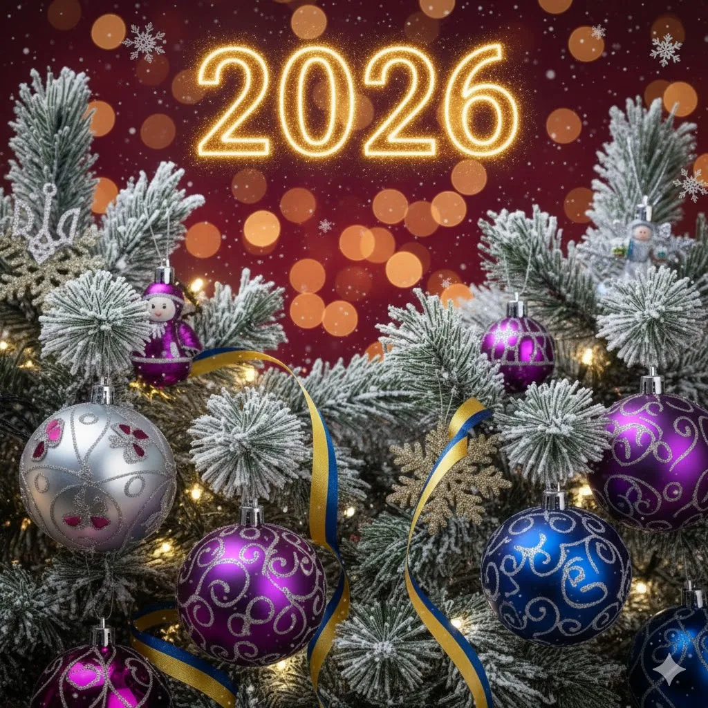 З Новим роком 2026: найкрасивіші картинки та святкові листівки