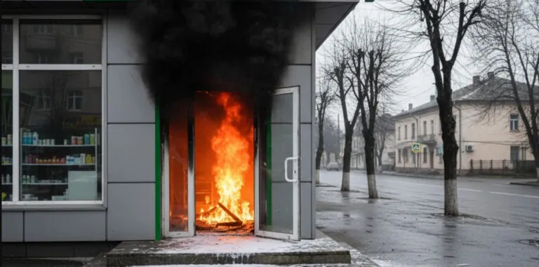 Горіла аптека у Чернівцях: все що відомо на цей час