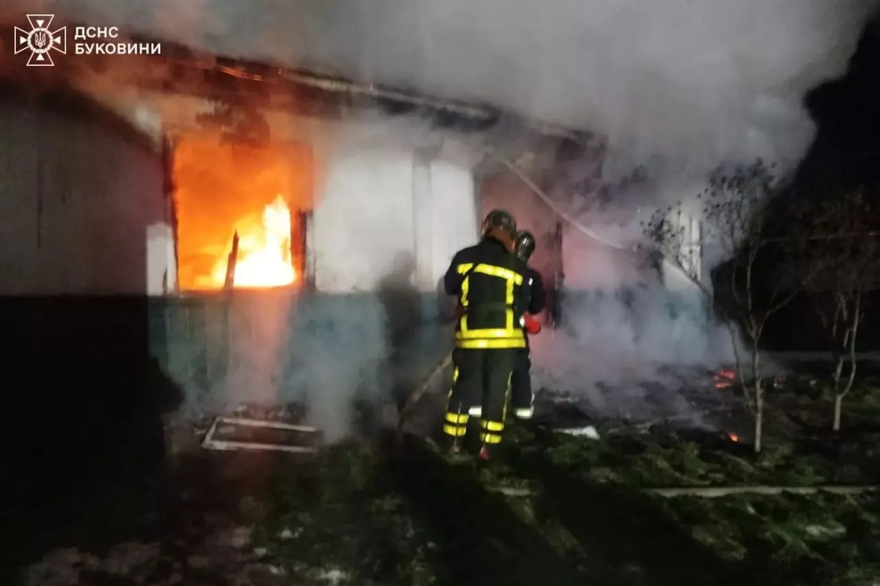 Жінка загинула у вогні під час нічної пожежі в Чернівецькому районі