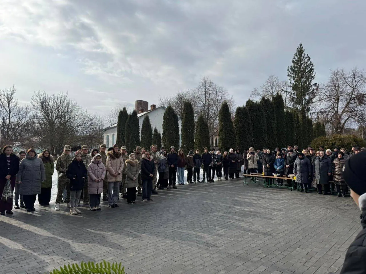 Чотири меморіальні дошки загиблим Героям відкрили на будівлі школи в Бабині