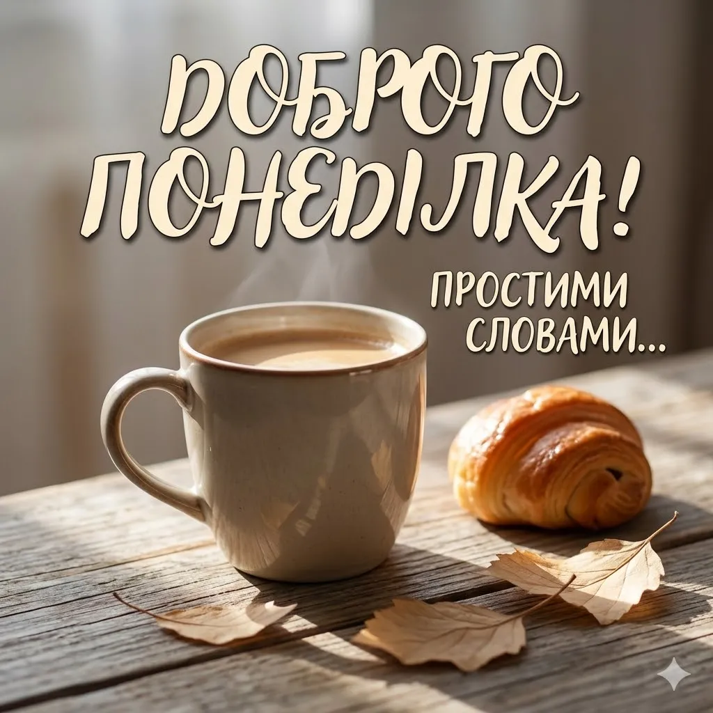 Гарного понеділка та вдалого тижня: картинки, листівки та привітання у прозі