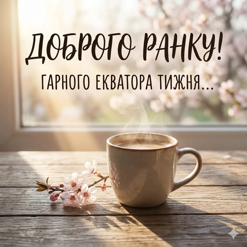 З екватором тижня: найкращі картинки та привітання з середою на будь-який смак