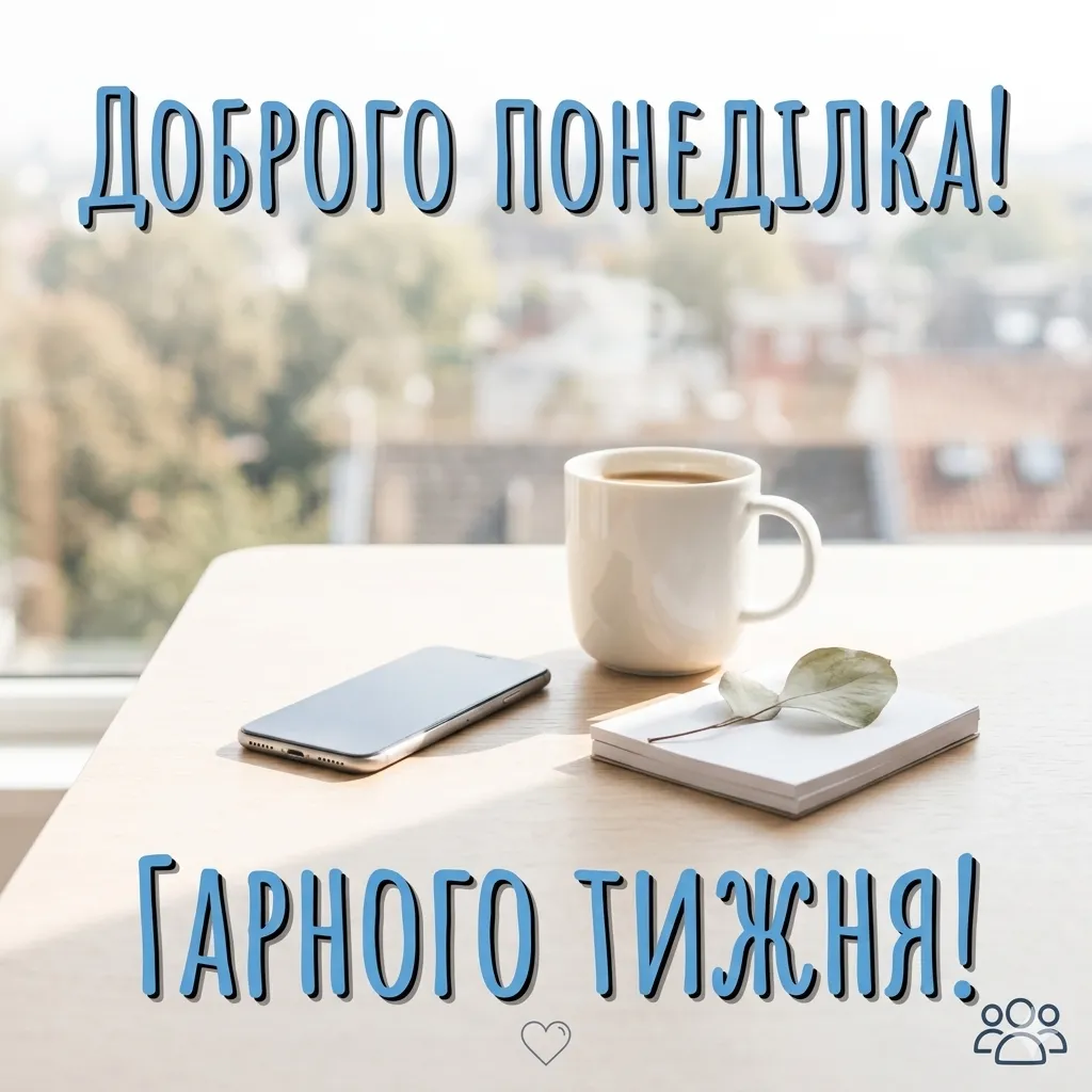 Гарного понеділка та вдалого тижня: картинки, листівки та привітання у прозі