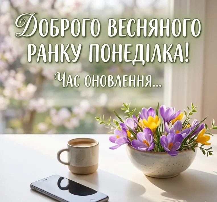 Гарного понеділка та вдалого тижня: картинки, листівки та привітання у прозі