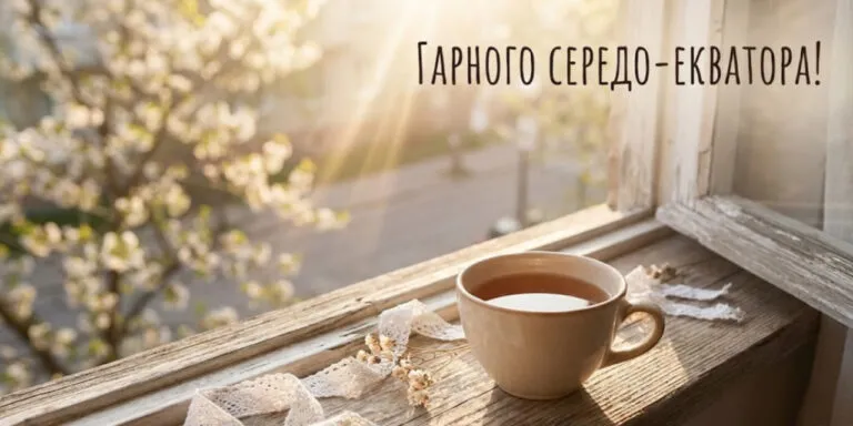 З екватором тижня: найкращі картинки та привітання з середою на будь-який смак