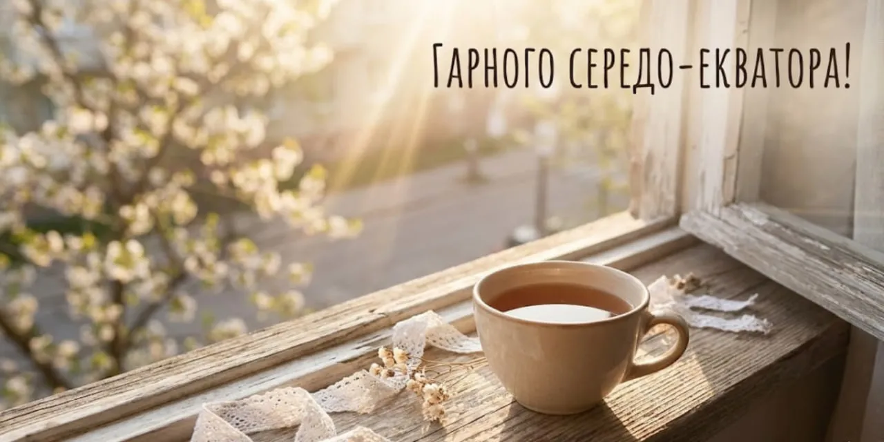 З екватором тижня: найкращі картинки та привітання з середою на будь-який смак