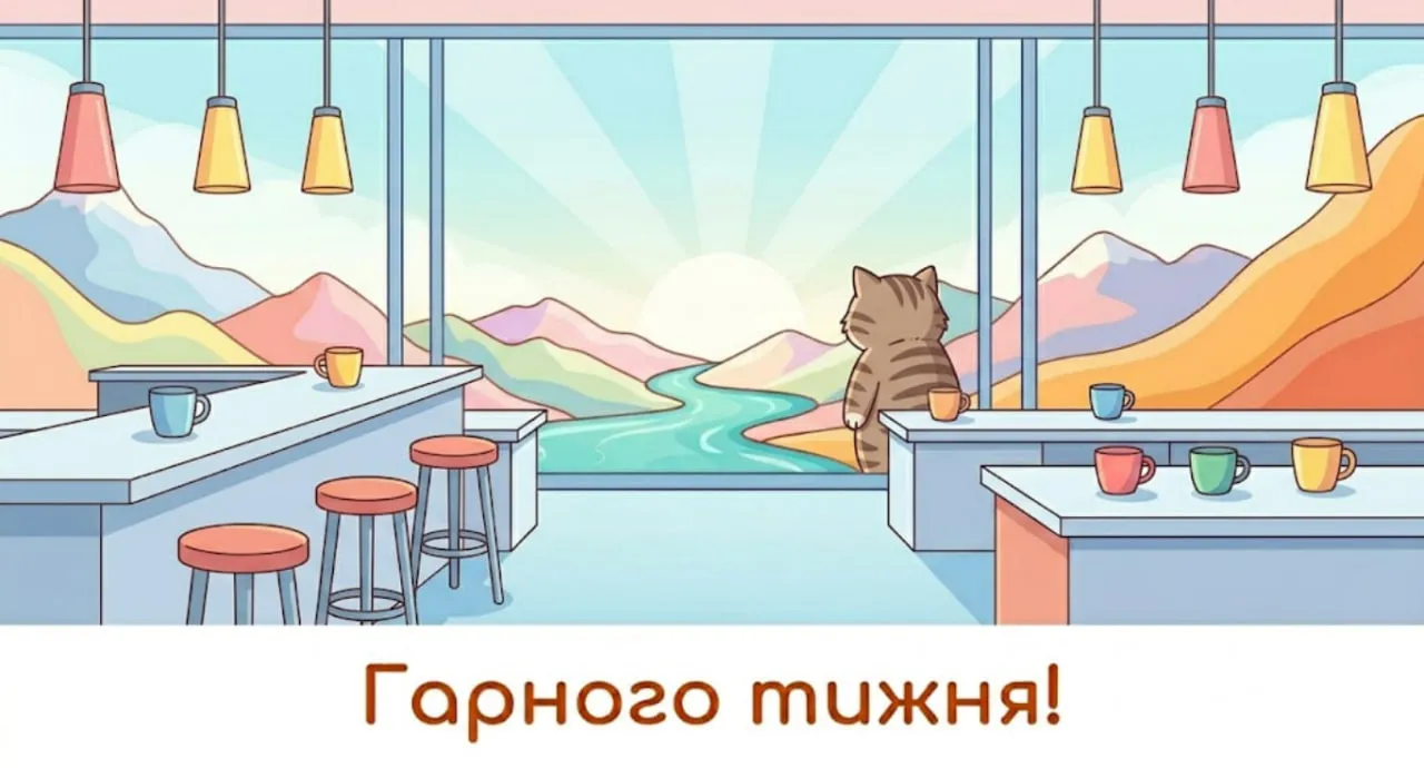 Гарного тижня: 30+ нових картинок та душевних побажань для вдалого початку робочого тижня