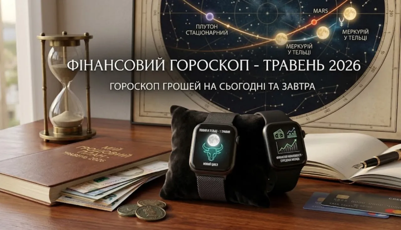 Фінансовий гороскоп на травень 2026: грошовий прогноз на сьогодні, завтра та весь місяць для всіх знаків