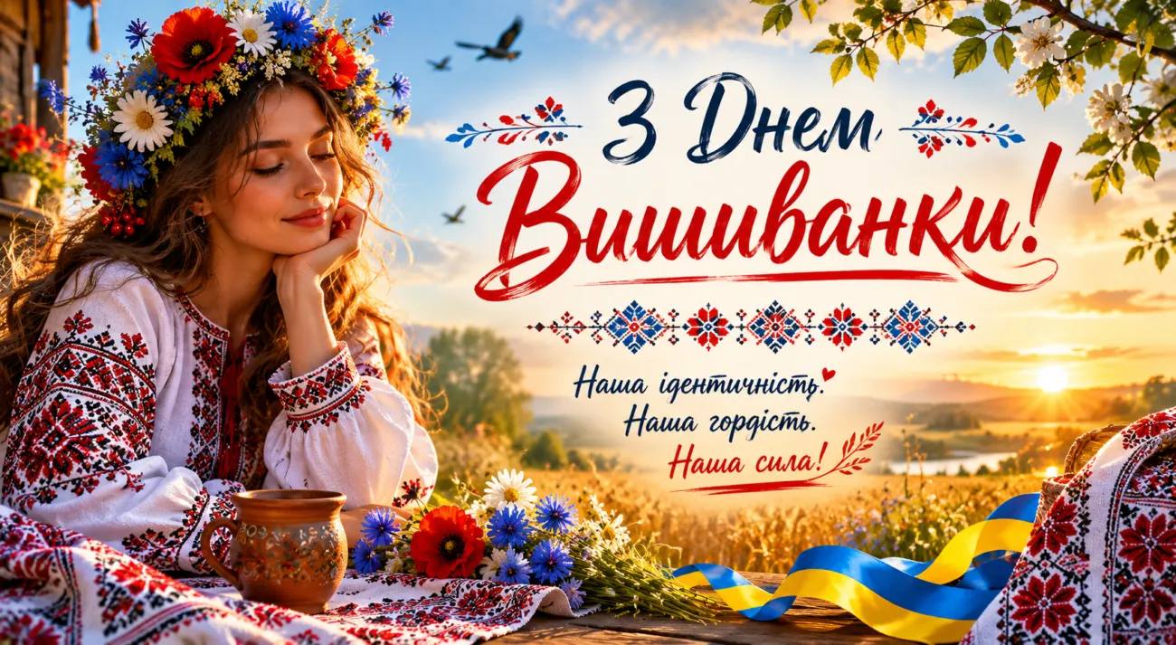 День вишиванки 2026: найкрасивіші листівки, традиції свята та душевні привітання