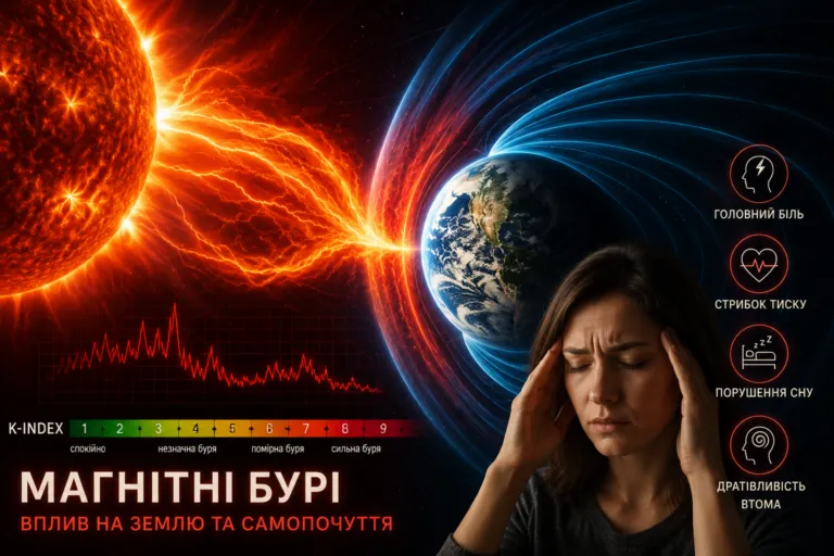 Календар магнітних бур на червень 2025: небезпечні дати та прогноз для України