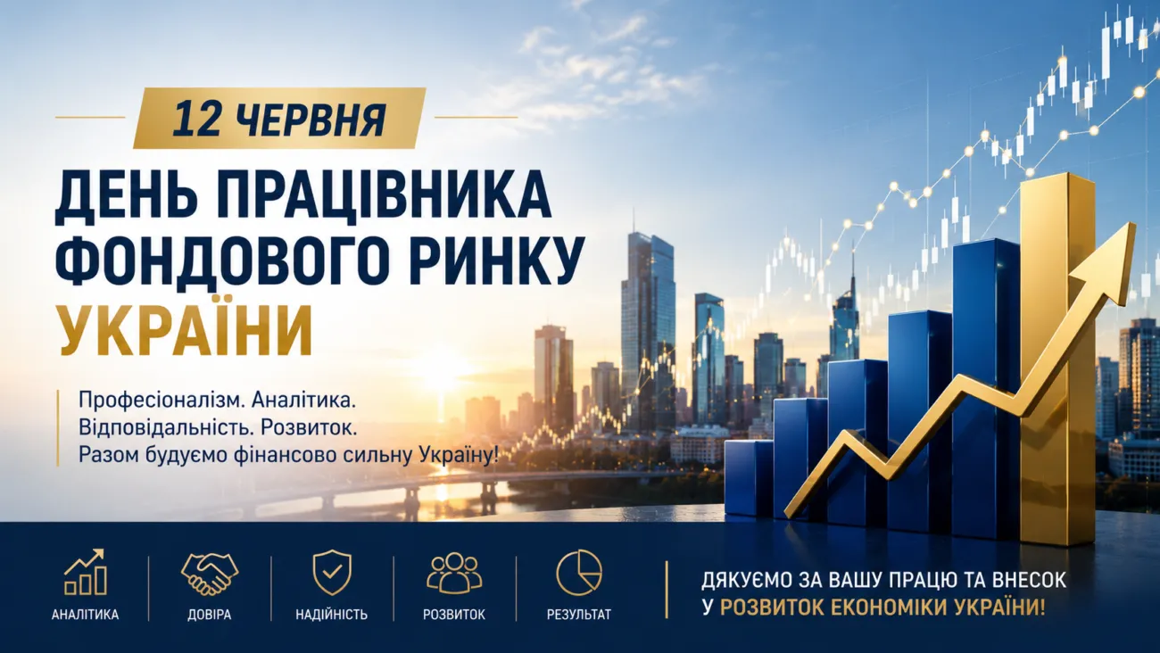 День працівника фондового ринку України 12 червня: привітання та красиві листівки