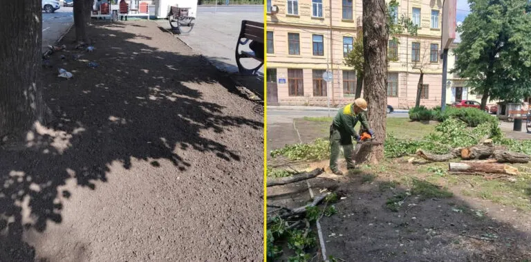 На головній площі Чернівців проводять масштабне оновлення