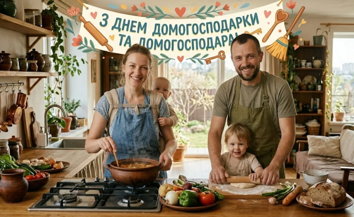 Міжнародний день домогосподарки і домогосподаря 2026: найкращі привітання та листівки