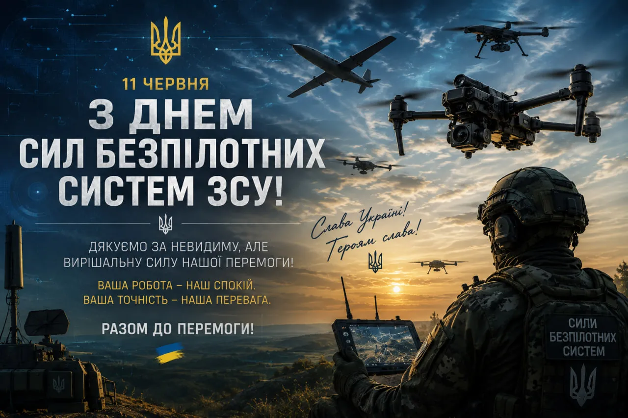 День Сил безпілотних систем ЗСУ 11 червня: красиві привітання, патріотичні картинки та листівки