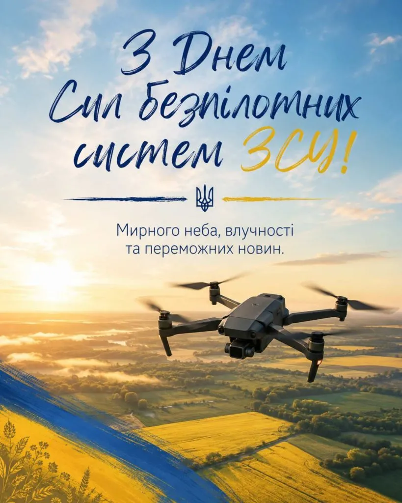День Сил безпілотних систем ЗСУ 11 червня: красиві привітання, патріотичні картинки та листівки День Сил безпілотних систем ЗСУ 11 червня: красиві привітання, патріотичні картинки та листівки