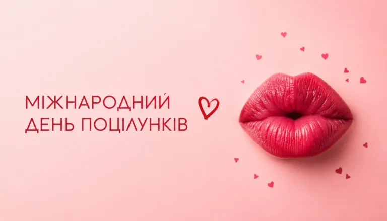 Міжнародний день поцілунків 6 липня 2026: красиві привітання і листівки для коханих