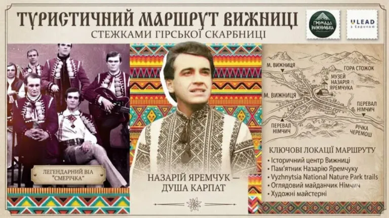 «Стежками Назарія Яремчука»: на Буковині створюють новий туристичний маршрут