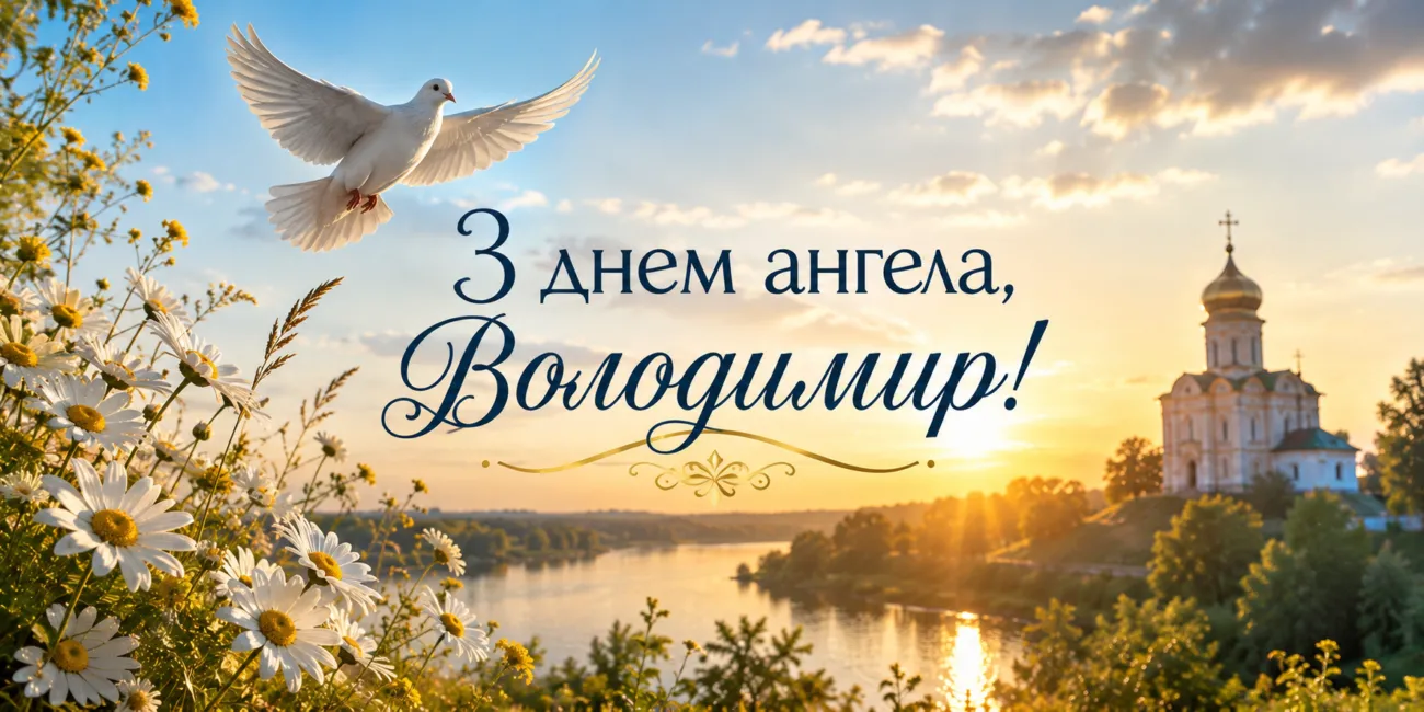 День ангела Володимира 2026: привітання з іменинами та красиві листівки