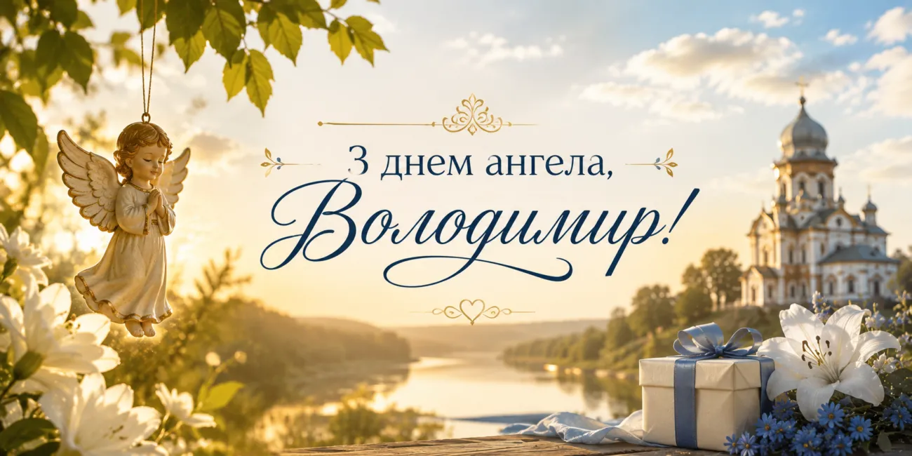 День ангела Володимира 2026: привітання з іменинами та красиві листівки