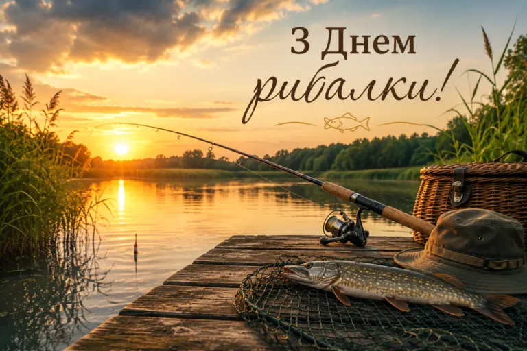 День рибалки 2026: щирі привітання та красиві листівки