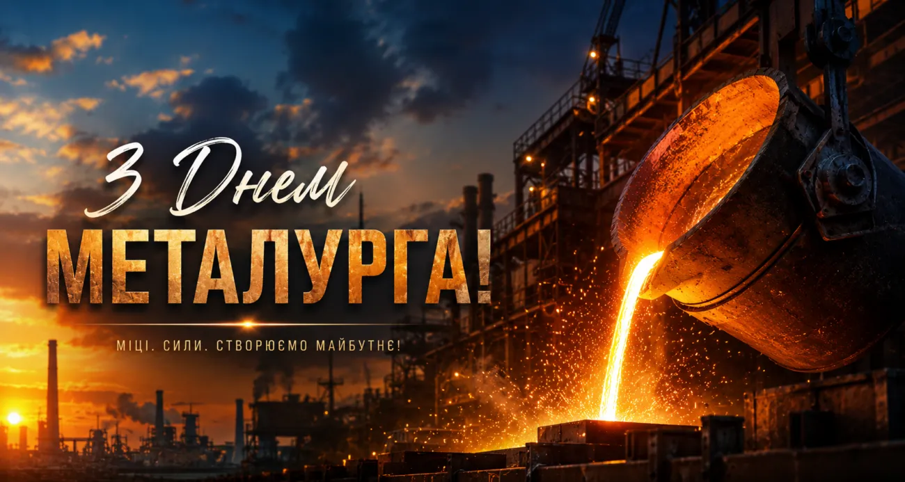 День працівників металургії 2026: історія свята, цікаві факти та привітання з листівками