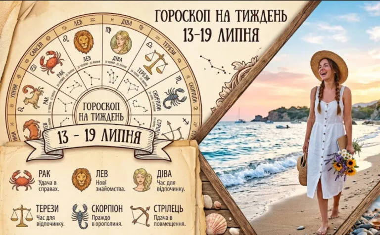 Гороскоп на тиждень 13-19 липня: молодик у Раку змінить плани кожного знаку