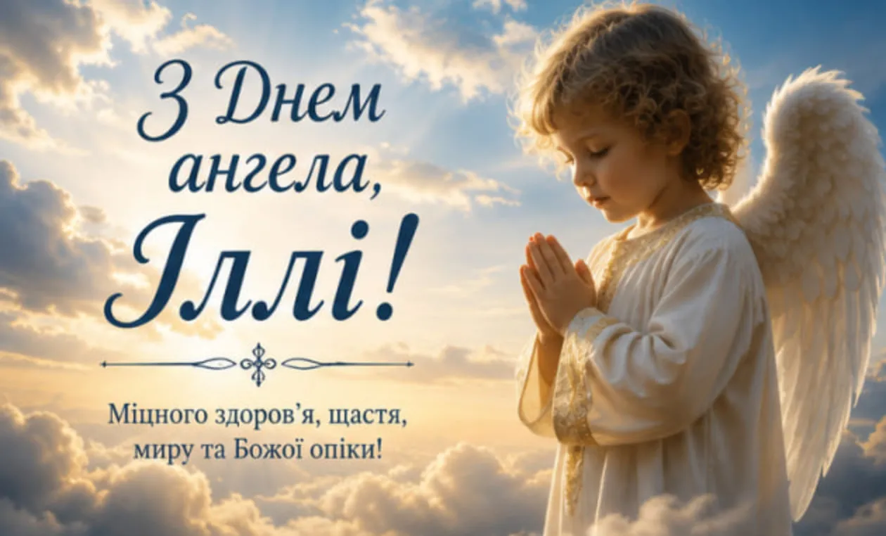 День ангела Іллі 2026: щирі привітання та красиві листівки