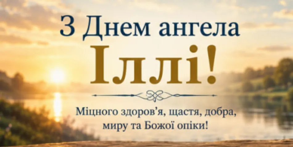 день ангела Іллі картинка