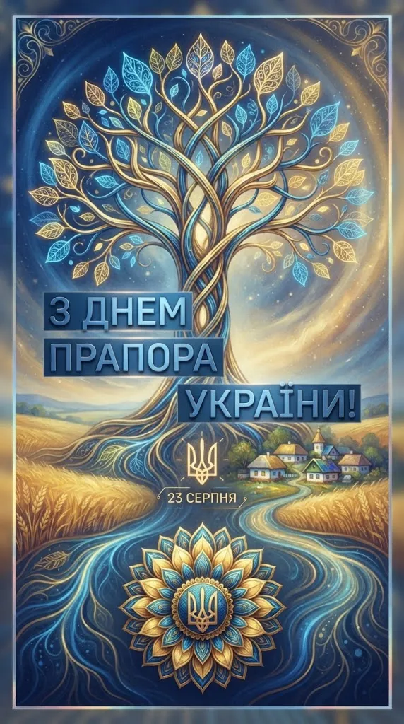 День прапора України 2026: красиві привітання, картинки, листівки та історія свята 23 серпня
