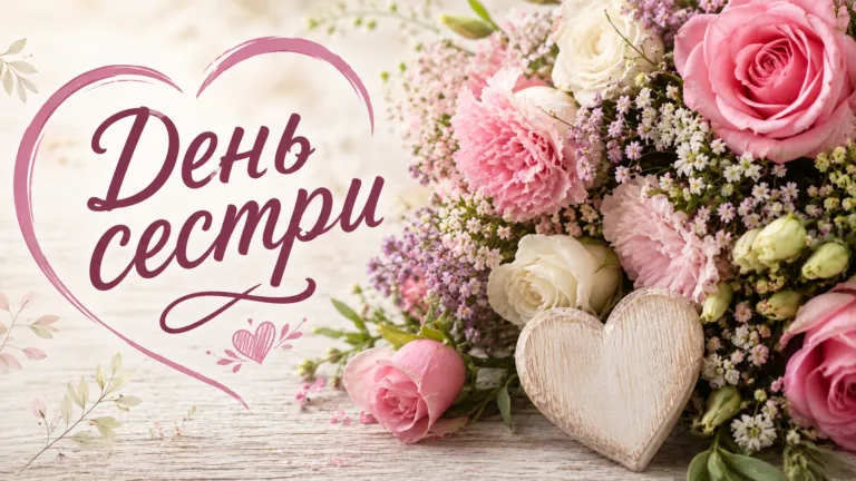 Привітання з Днем сестри 2026: теплі та щирі слова для найріднішої та красиві картинки