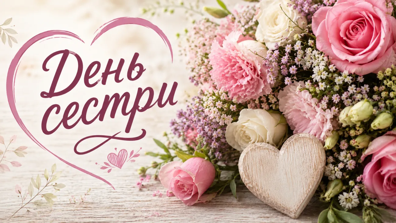 Привітання з Днем сестри 2026: теплі та щирі слова для найріднішої та красиві картинки