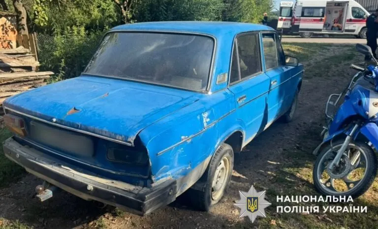 ДТП у Давидівці: підліток на мотоциклі зіткнувся з «ВАЗом», є постраждалі