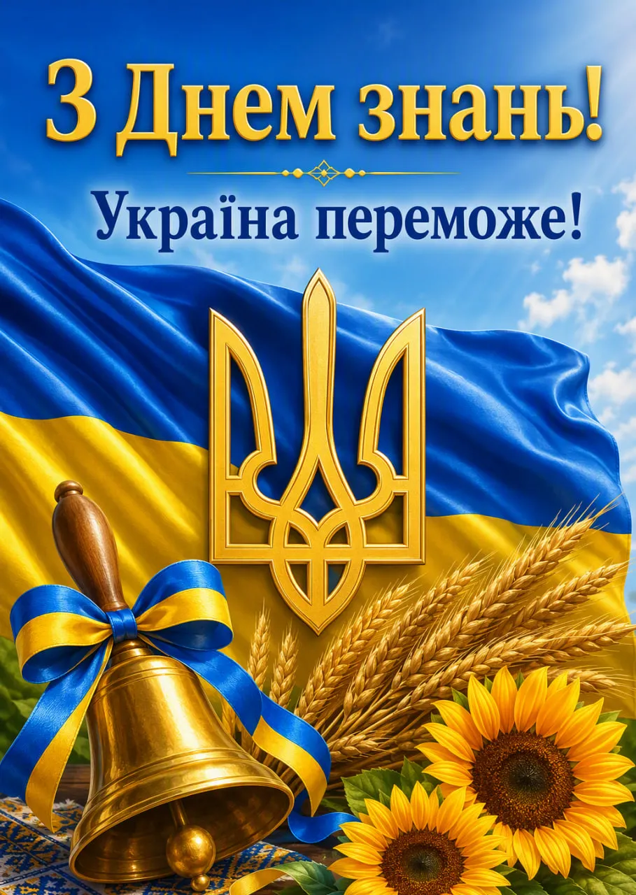 Привітання з 1 вересня — Днем знань: привітання в прозі учням вчителям та батьками, красиві картинки та листівки 