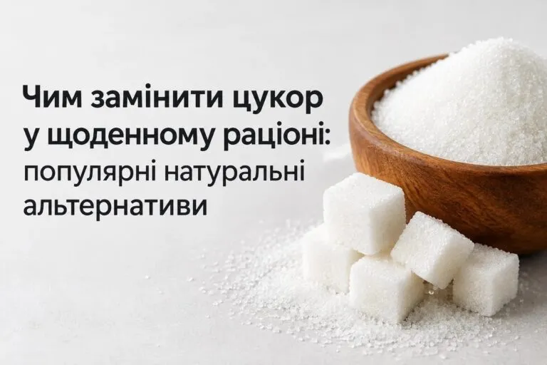 Чим замінити цукор у щоденному раціоні: популярні натуральні альтернативи