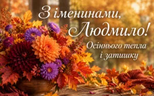 День ангела Людмили 2026: привітання в прозі, короткі смс + красиві листівки