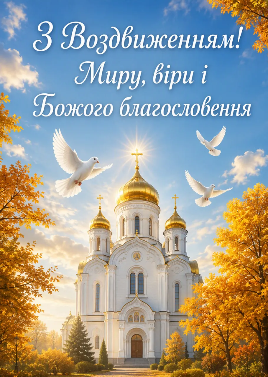 Воздвиження Хреста Господнього 2026: коли святкують, традиції та привітання зі святом
