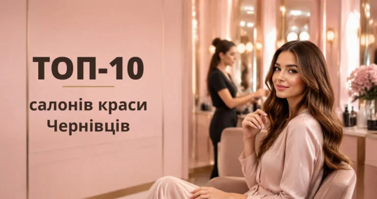 Рейтинг салонів краси Чернівців 2026: ТОП-10 закладів де роблять найкращий манікюр і стрижку