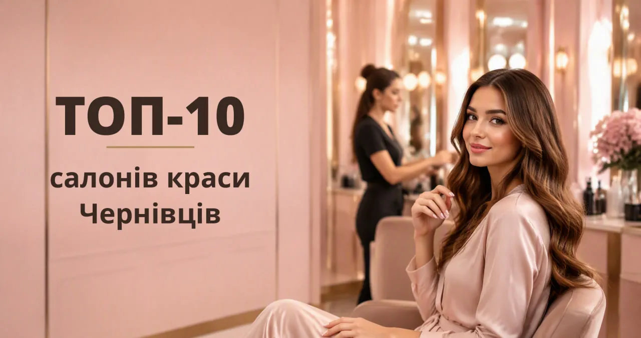Рейтинг салонів краси Чернівців 2026: ТОП-10 закладів де роблять найкращий манікюр і стрижку