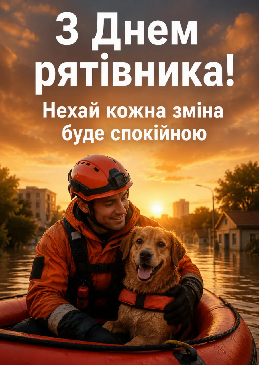 День рятівника 2026: привітання в прозі, смс та офіційні вітання + листівки